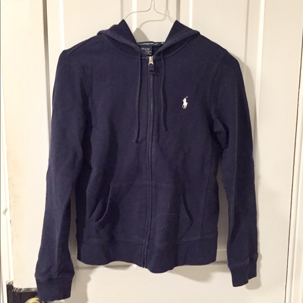 Vintage Ralph Lauren Sport Polo Womn Zip up Hoodie